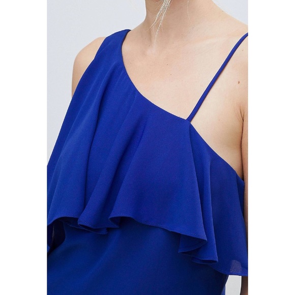 HOST PICK 💕 One shoulder blue shift dress - Picture 2 of 3